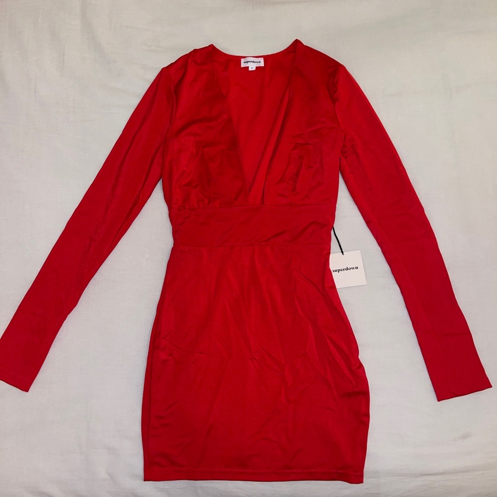 Superdown V Cut dress